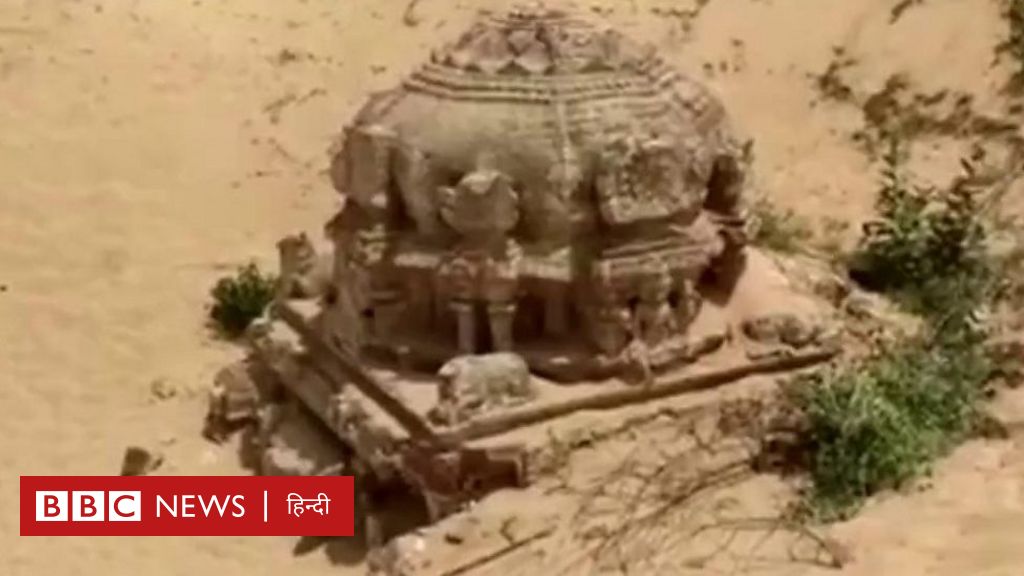 आंध्र प्रदेश का वो मंदिर जो रेत में दफ़न हो रहा है