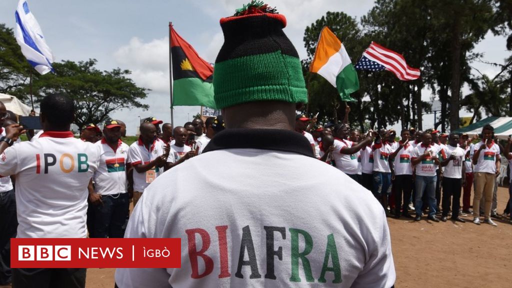 Ipob Ahá»pá»¥tala Onyeisi Esn á»há»¥rá»¥ N Imo Steeti Bbc News Igbo