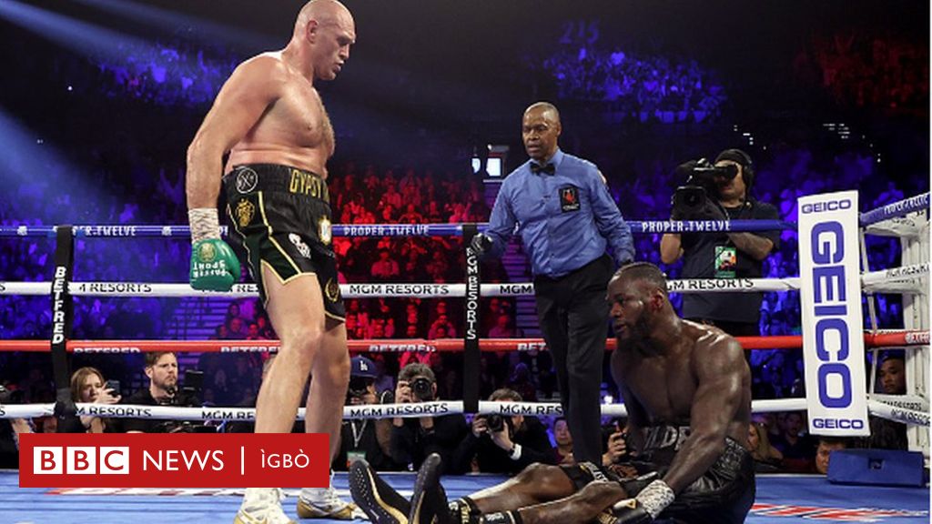 Wilder vs Fury: Tyson Fury akụpụla Deontay Wilder kpakpando n'anya