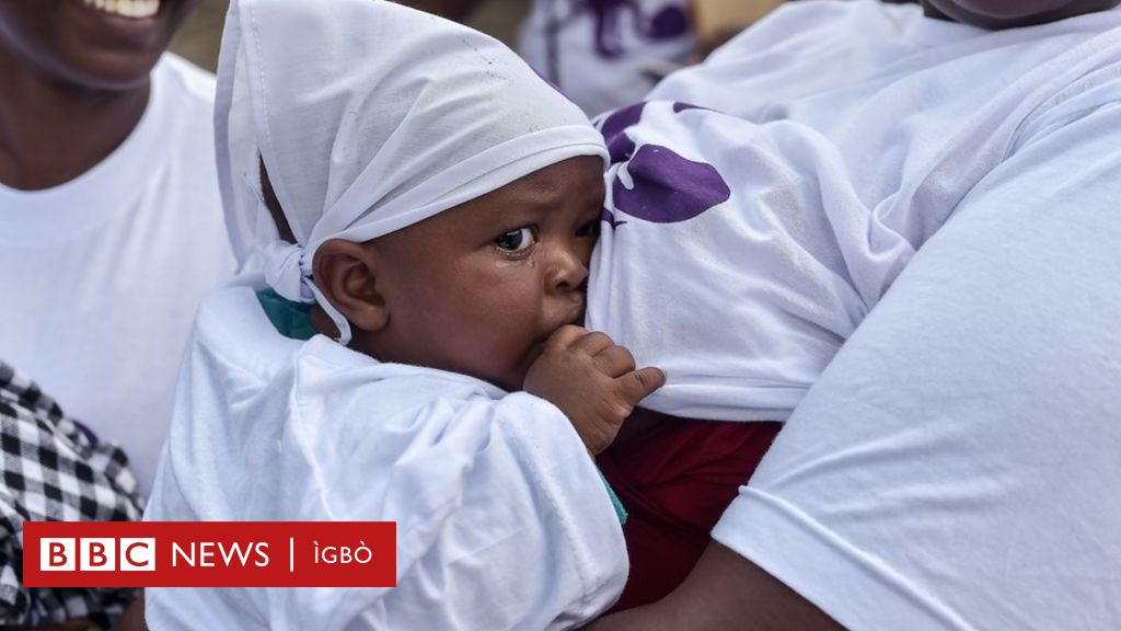 Breastfeeding Lee nrị Igbo gaeme ka ara nwaanyị mụrụ nwa gbaa mmiri