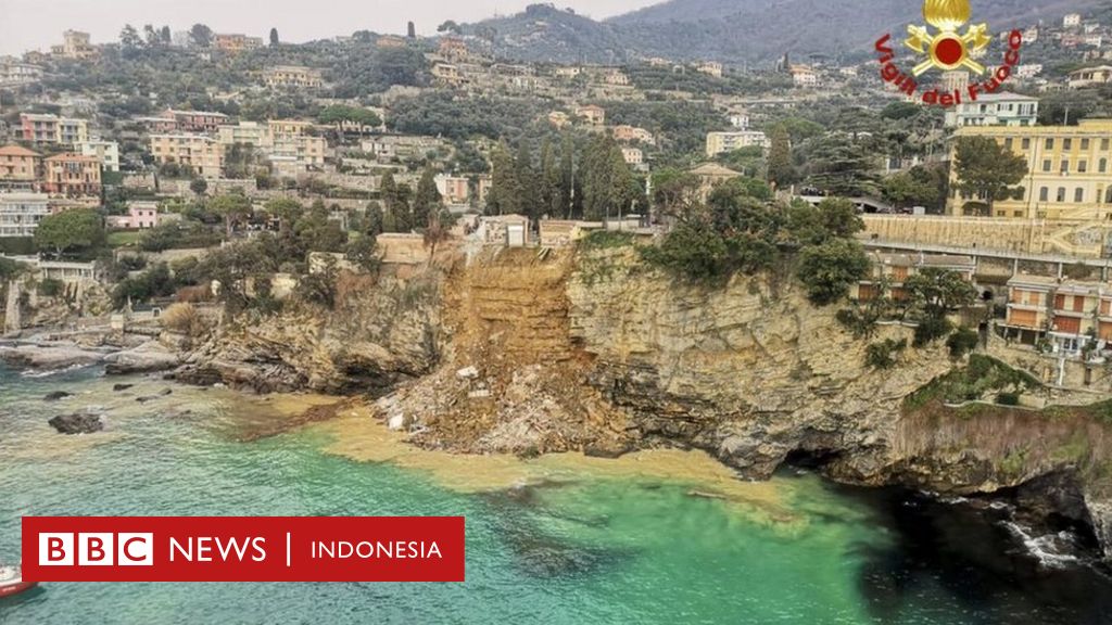 Ratusan Peti Jenazah Berjatuhan Ke Laut Akibat Longsor Di Kompleks ...