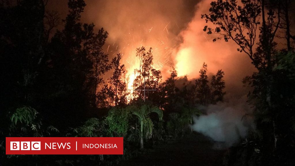 Gunung Berapi Kilauea Di Hawaii Meletus Bbc News Indonesia