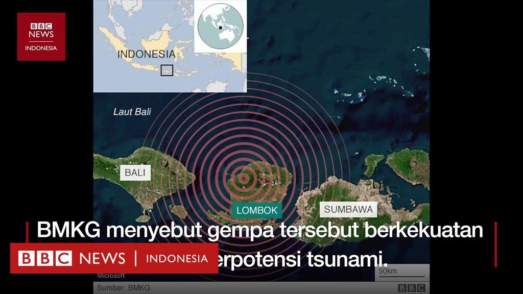 Gempa Susulan 6 2 Sr Kembali Guncang Lombok Bbc News Indonesia