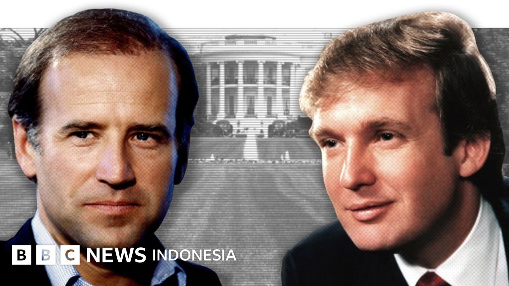 Pemilu Amerika Amerika: Foto-foto Trump dan Biden ...