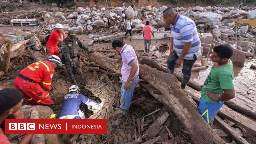 Kolombia Berpacu Mencari Korban Bencana Longsor - BBC News Indonesia