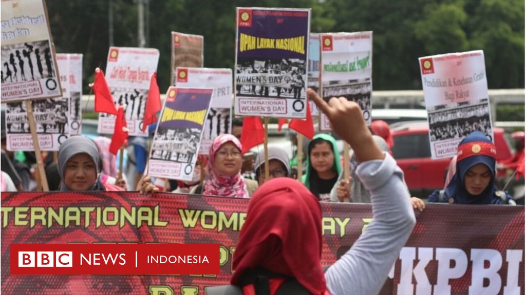 Hari Perempuan Internasional Seribu Perempuan Buruh Tuntut 14 Minggu Cuti Melahirkan Bbc 