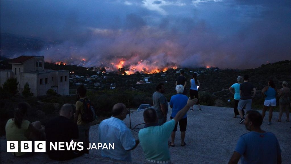 ギリシャで森林火災、少なくとも6人死亡 政府は国際支援要請 BBCニュース