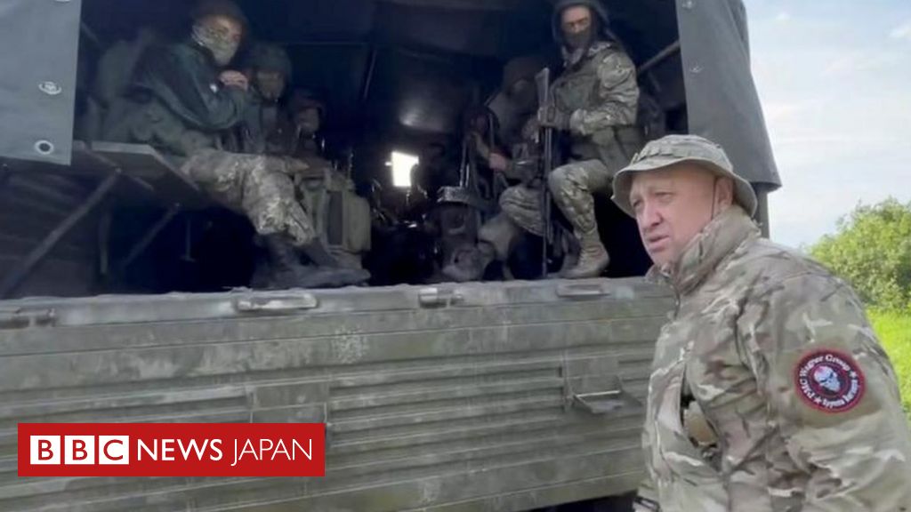 雇い兵組織「ワグネル」がロシア軍将校を拘束 ワグネル車両に発砲と