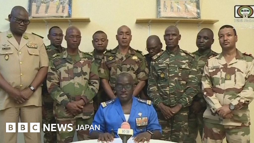 ニジェールで兵士らがクーデターを宣言 大統領を拘束 BBCニュース