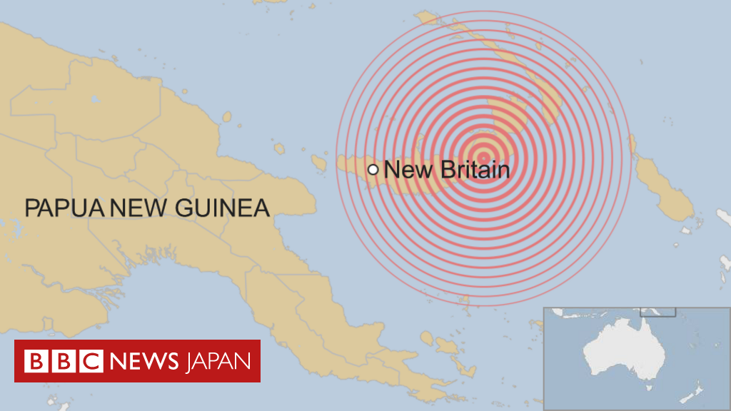 パプアニューギニアでm6 9の地震 Bbcニュース