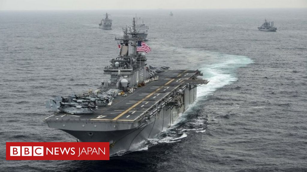 米艦艇、イランのドローンを撃墜 「乗員の安全を脅かした」 - BBCニュース