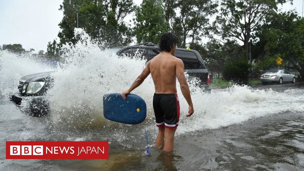 豪シドニーで記録的豪雨、数千人避難 大型の森林火災が鎮火
