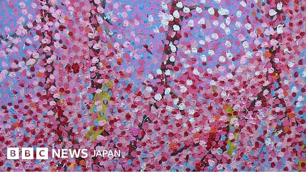 桜・桜・桜……ネガティブな世界でポジティブな絵を パリでD・ハースト