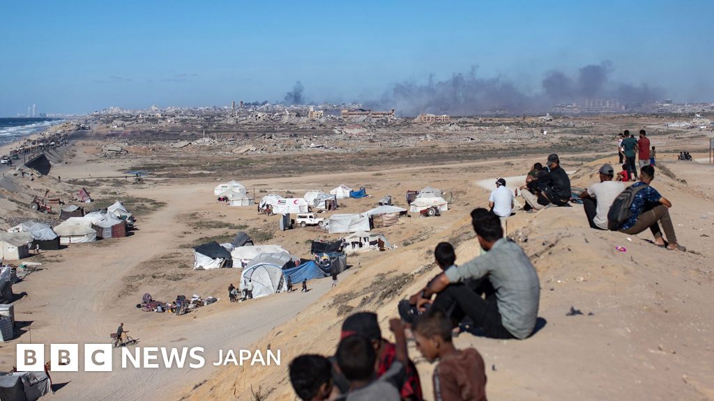 BBC.comのニュース記事「ハマス軍事指導者、アメリカのガザ和平計画に同意しない意向 仲介役に示唆か」の画像