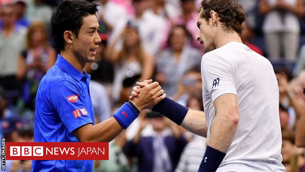 錦織、マリーに衝撃の逆転勝ち 全米オープン準々決勝 - BBCニュース