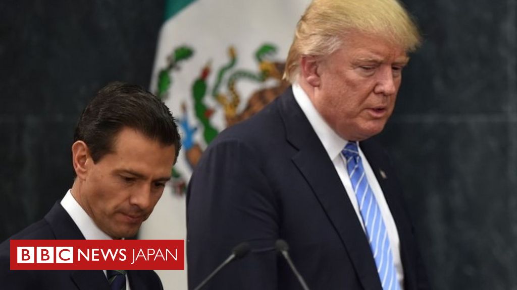 米大統領選2016 メキシコ訪問のトランプ氏 国境の壁建設を主張 Bbcニュース