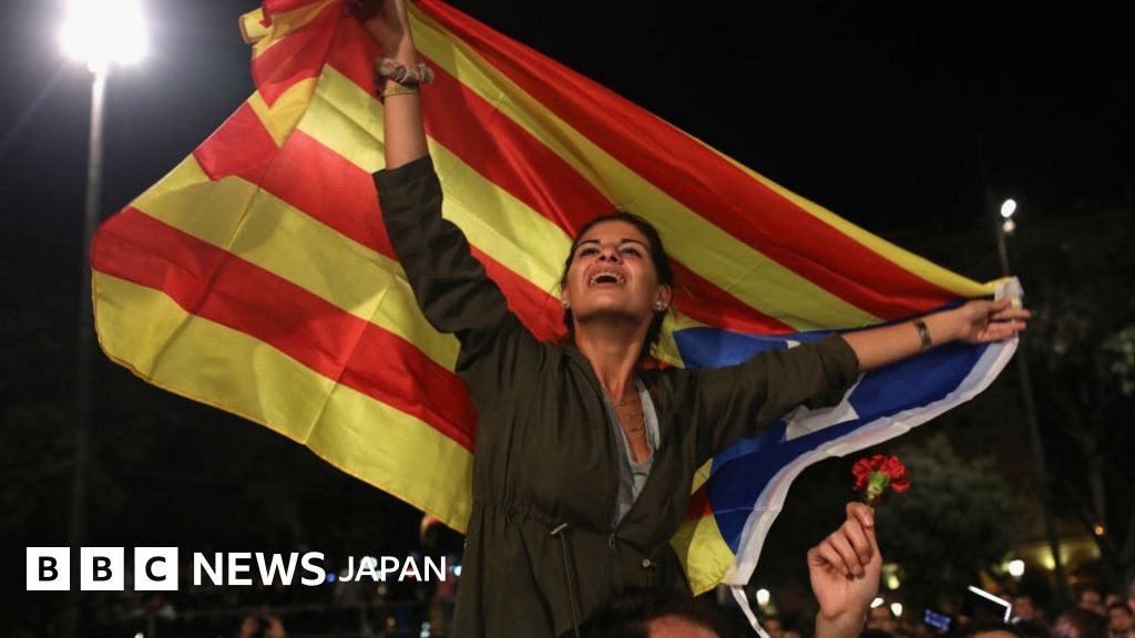 カタルーニャは「独立国家となる権利を獲得」 独立投票で州政府 BBCニュース