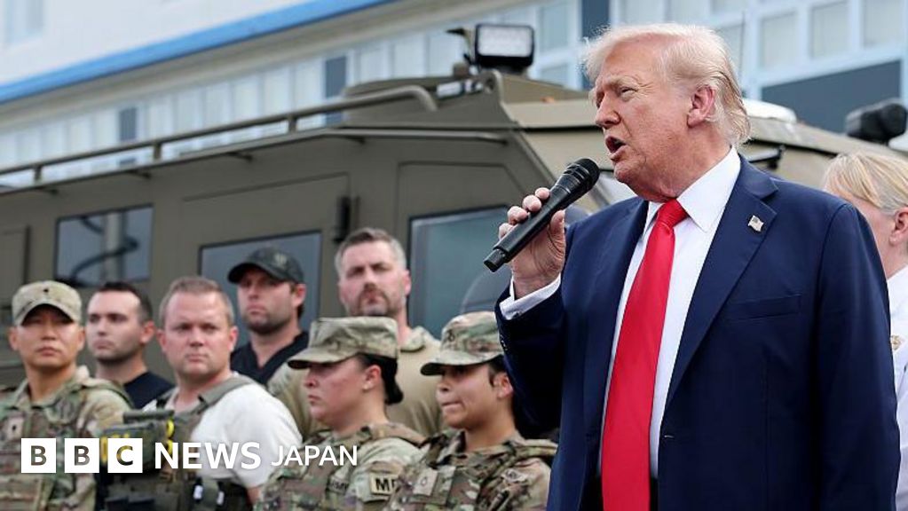 トランプ氏、シカゴやボルティモアなどへも州兵派遣の意向 「権力の