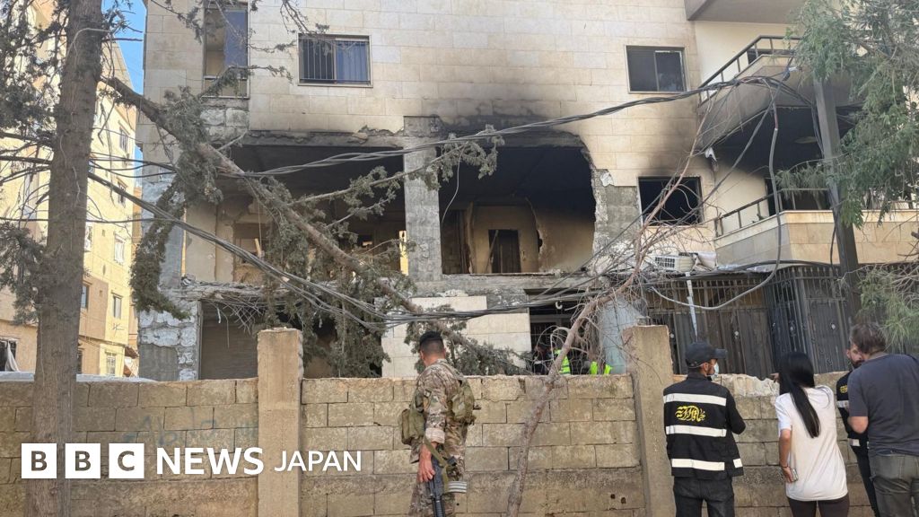BBCニュース - イスラエルがレバノン首都を攻撃、停戦発効後で2回目