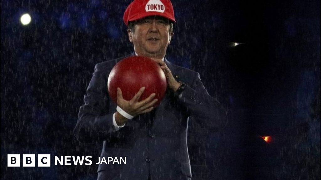 東京 日本の首相がスーパー マリオに cニュース