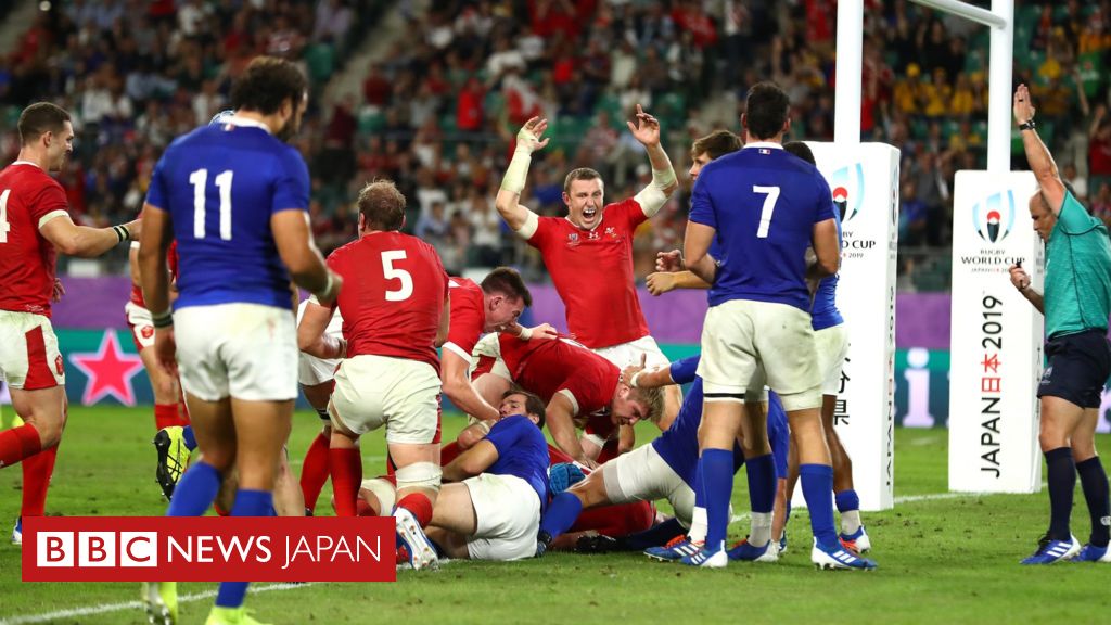 ラグビーw杯 ウェールズ 1点差の逆転勝利でベスト4 フランス破る cニュース