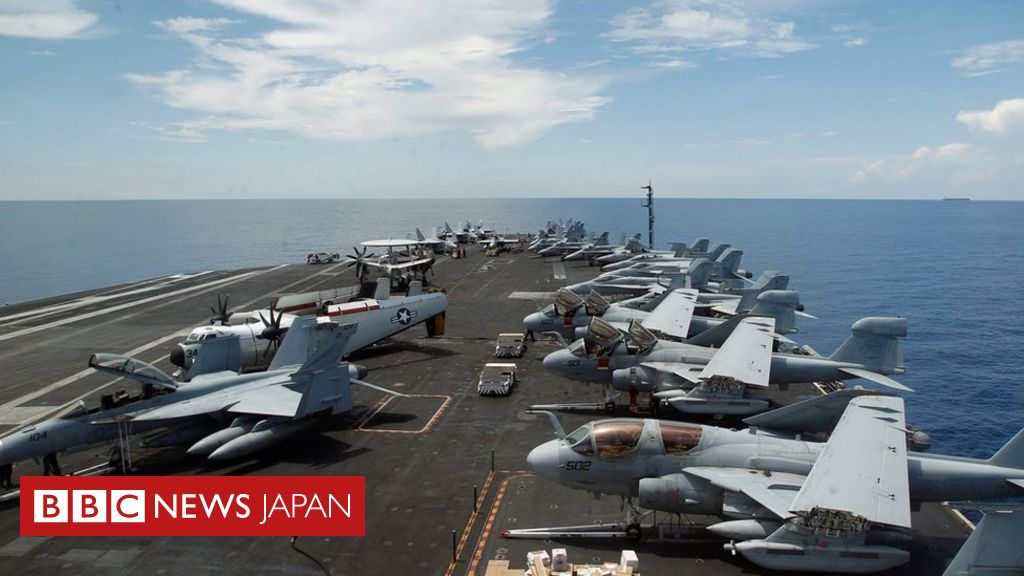 中国戦闘機が米軍機に異常接近 南シナ海で - BBCニュース