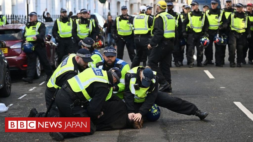 ロンドンのガザ停戦要求デモ、憎悪犯罪などで7人起訴 逮捕は145人 Bbcニュース