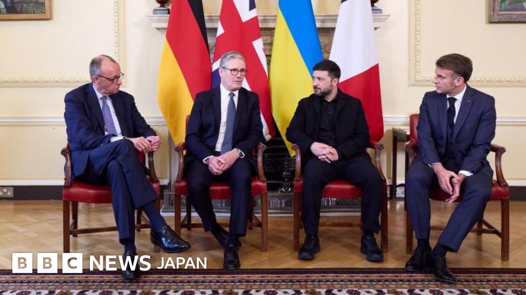 英仏独ウクライナの4首脳、ロンドンで会談 ゼレンスキー氏は領土問題に