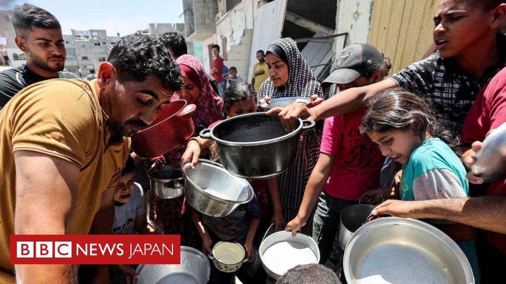 ﻿ガザ地区でなお飢饉の「高いリスク」、国連が支援する報告書が警告 - BBCニュース