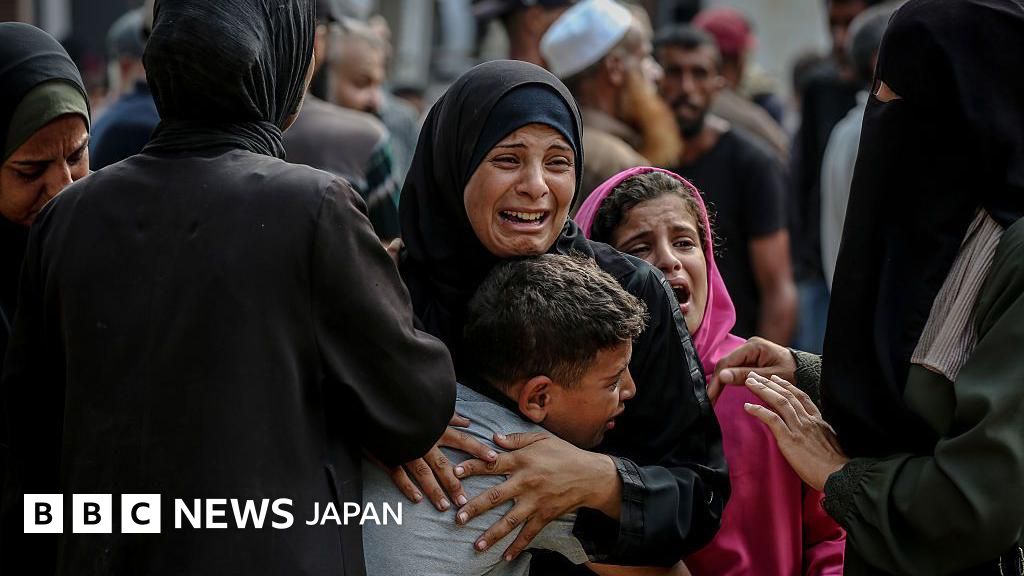 BBC.comのニュース記事「ガザ市の飢饉は「人類の失敗」と国連事務総長、専門機関が最高レベルの危機を報告」の画像