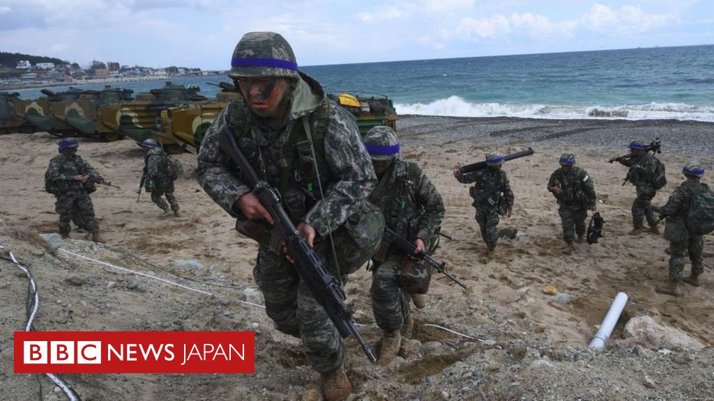 米韓、合同軍事演習を来月1日に開始 平昌五輪で延期 - BBCニュース