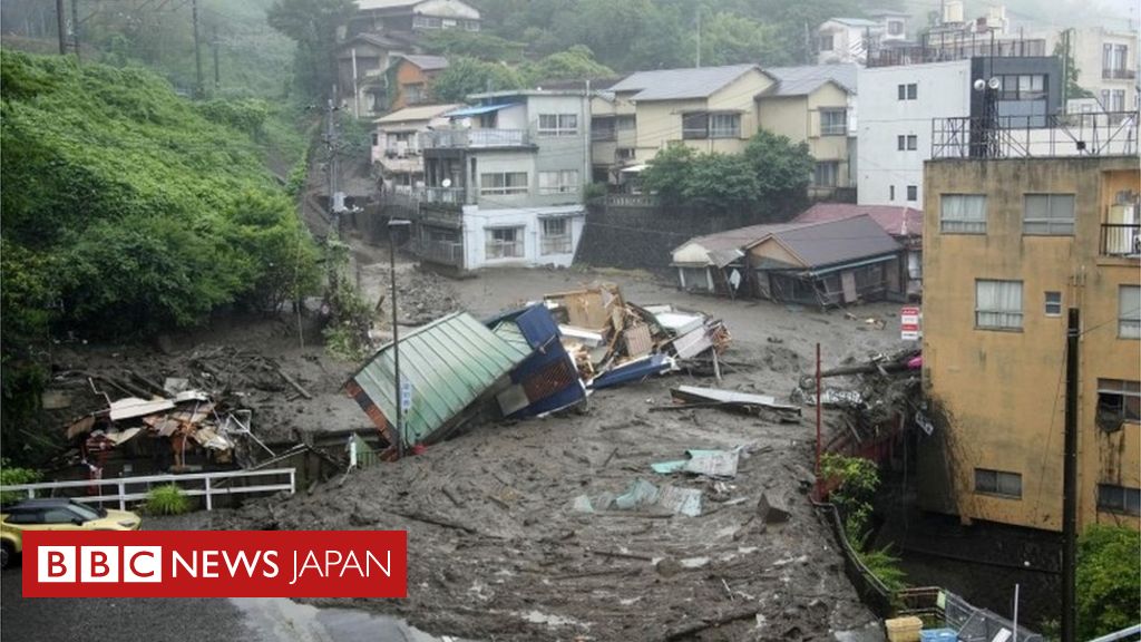 大規模な土石流で多数が安否不明 熱海市 cニュース