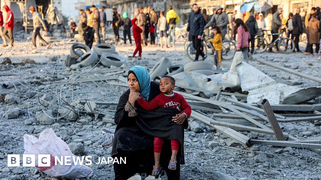 BBC.comのニュース記事「アメリカ、ガザからの医療渡航に使用される入国ビザを一時停止」の画像