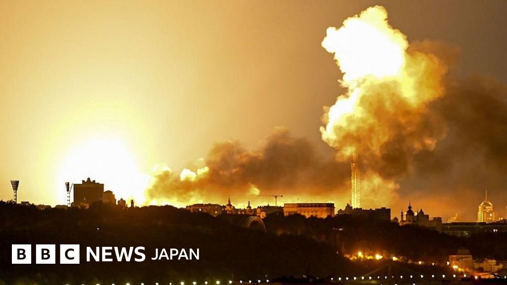 BBCニュース - ロシアがウクライナ首都など大規模空爆、少なくとも9人死亡