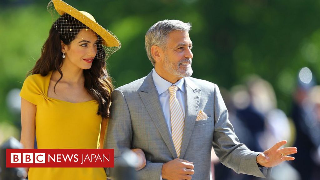 ロイヤル ウェディング 写真で見るゲストたち クルーニー夫妻にベッカム夫妻 cニュース