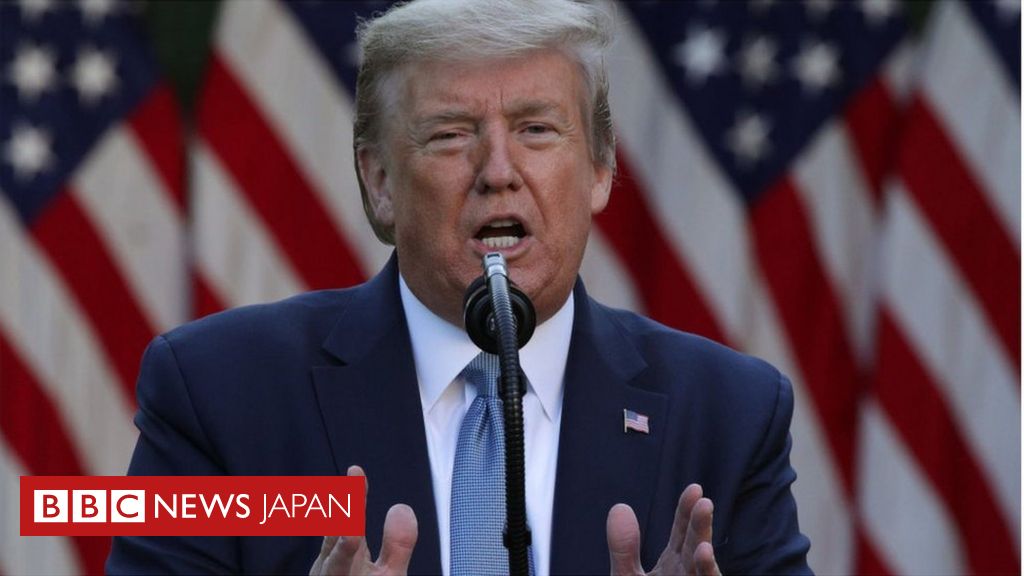 トランプ氏「新規感染ピーク過ぎた」　経済再開の指針発表へ