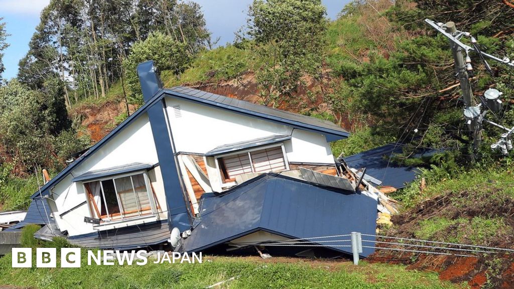北海道でM6.7の強い地震、土砂崩れや停電も 多数行方不明 - BBC
