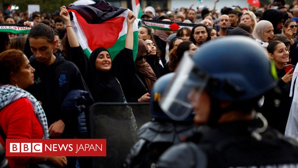 フランス、親パレスチナのデモを禁止　反ユダヤ主義を懸念 - BBCニュース