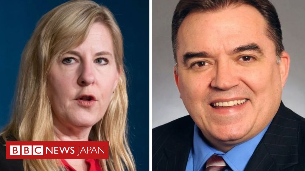 左側に女性、右側に男性の写真