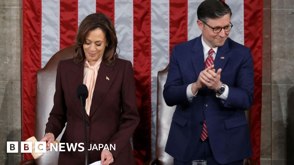 トランプ氏の大統領選勝利、ハリス氏司式で連邦議会が認定 米議会襲撃