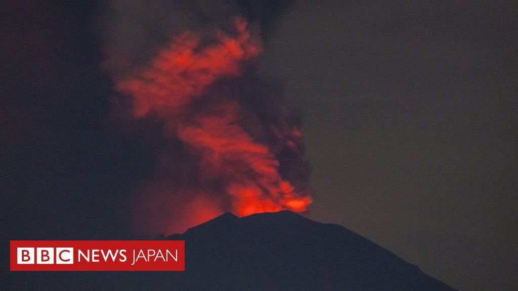 バリ島火山噴火 国際空港の閉鎖を29日朝まで延長 cニュース