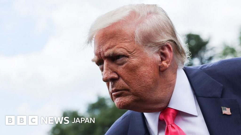 BBC.comのニュース記事「トランプ米大統領、ゼレンスキー氏は「モスクワを標的にすべきでない」と」の画像