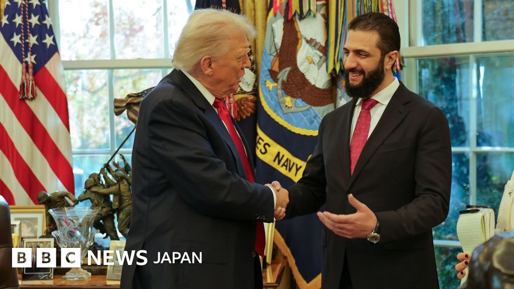 シリア暫定大統領がホワイトハウス訪問、対IS国際有志連合にも参加へ