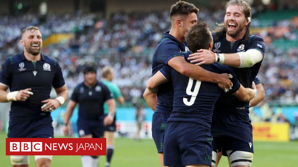 ラグビーw杯 スコットランド ロシアを圧倒しボーナス点 日本に詰め寄る cニュース