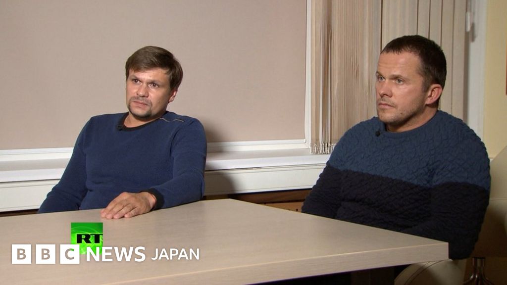 【ロシア元スパイ】容疑者2人、現地には「観光に行っただけ」 テレビ出演で BBCニュース