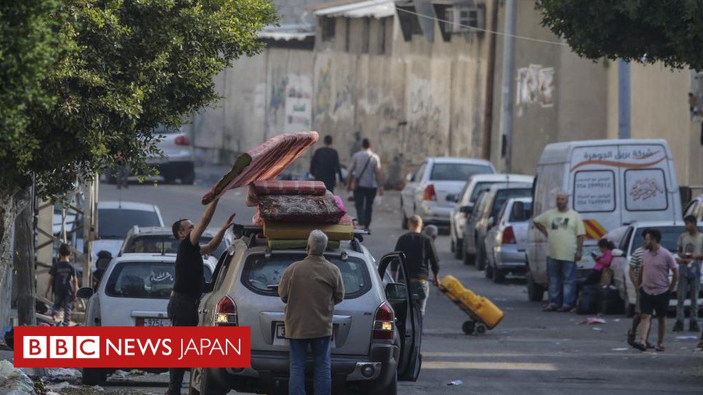 イスラエル軍、ガザ住民に2つの避難経路示す　ガザの死傷者1万人超える - BBCニュース