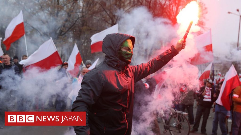 ポーランド独立100年で大行進 極右団体も参加 Bbcニュース