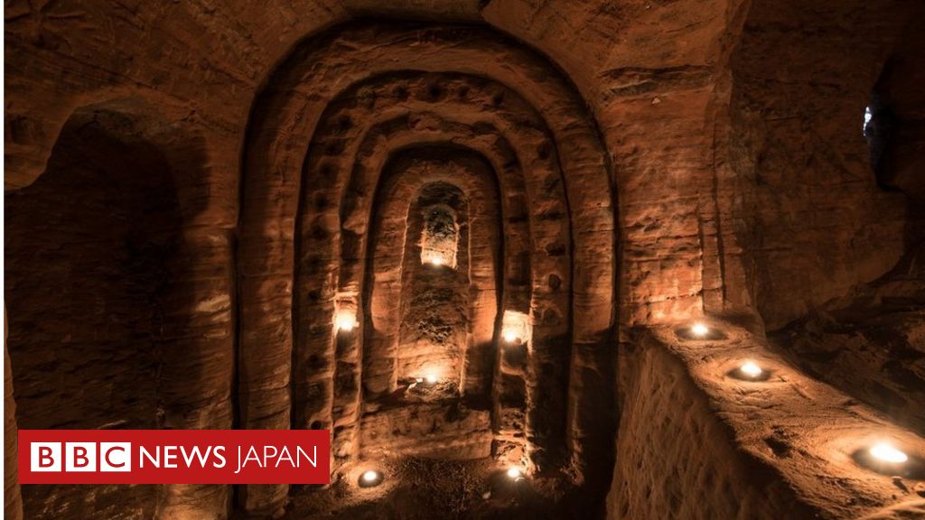 ウサギの穴をたどると 謎の洞窟 中世の騎士団かもっと最近か cニュース