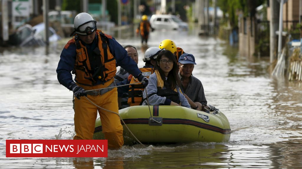 日本で大雨被害 救助作業続く cニュース