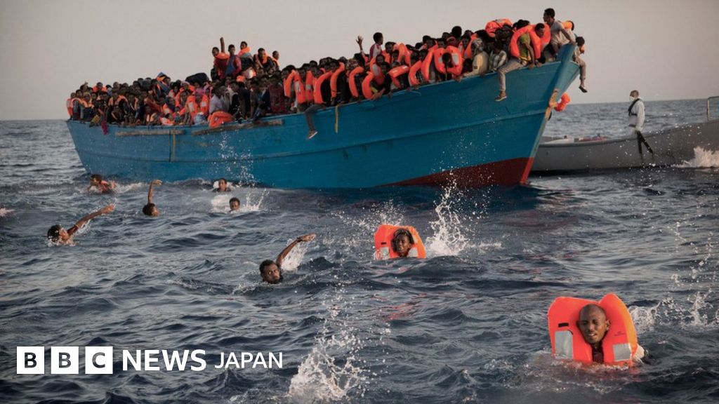 リビア沖で移民約6500人を救助＝イタリア沿岸警備隊 - BBCニュース